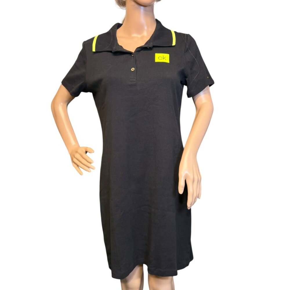 Women's Calvin Klein Black Short Sleeve Dress Size M